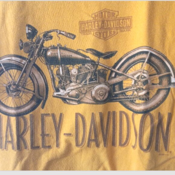 Genuine Harley-Davidson Men’s T-Shirt Size Medium Orange/Yellow St Louis, MO - Picture 4 of 7